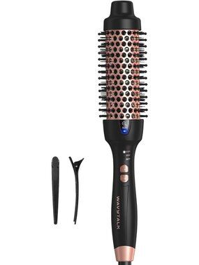 1.5” Ionic Heat Round Brush - Thermal Blowout Brush for Smooth, Frizz-Free Hair